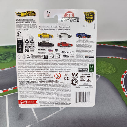 07 Honda Civic Type R 0/5 * Black CHASE * Hot Wheels Car Culture Ronin Run II