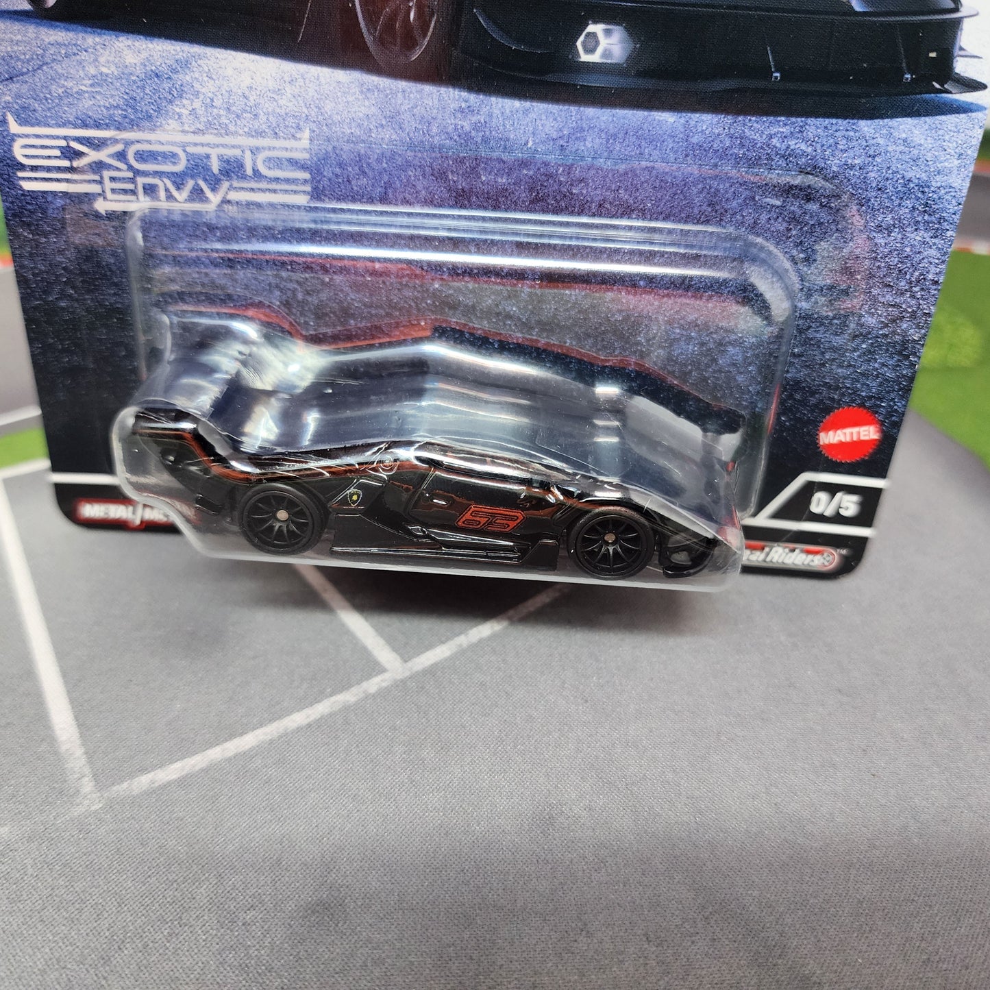 Lamborghini Essenza SCV12 0/5 * Black CHASE * Hot Wheels Car Culture Exotic Envy