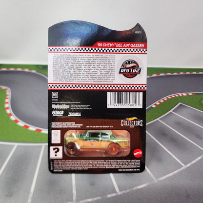 55 chevy Bel air Gasser Triassic-Five * Hot Wheels Red Line Club RLC