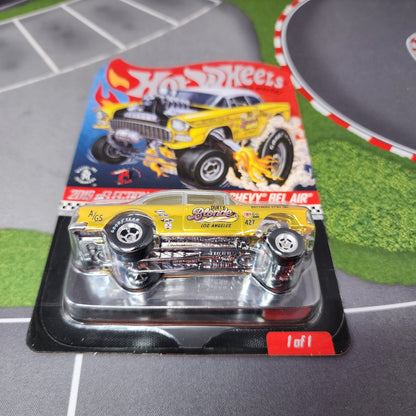 55 Chevy Bel air Gasser Blonde Selections 219 * Hot Wheels Red Line Club RLC