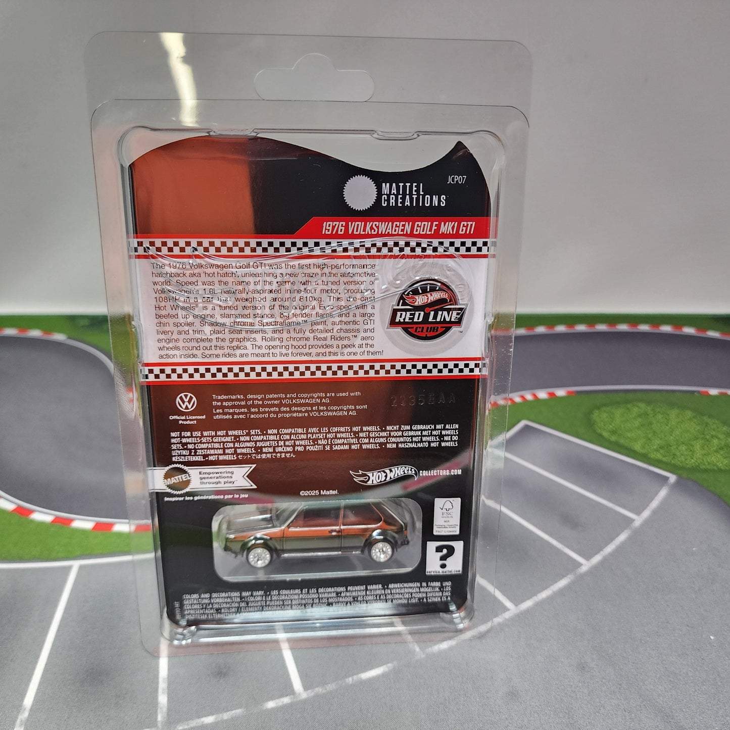 1976 Volkswagen Golf MK1 GTI * Hot Wheels Red Line Club RLC