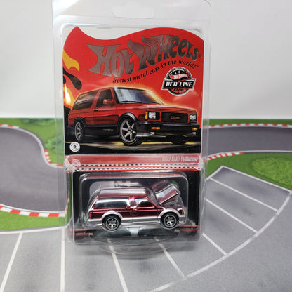 1992 GMC Typhoon * RED * Hot Wheels Red Line Club RLC
