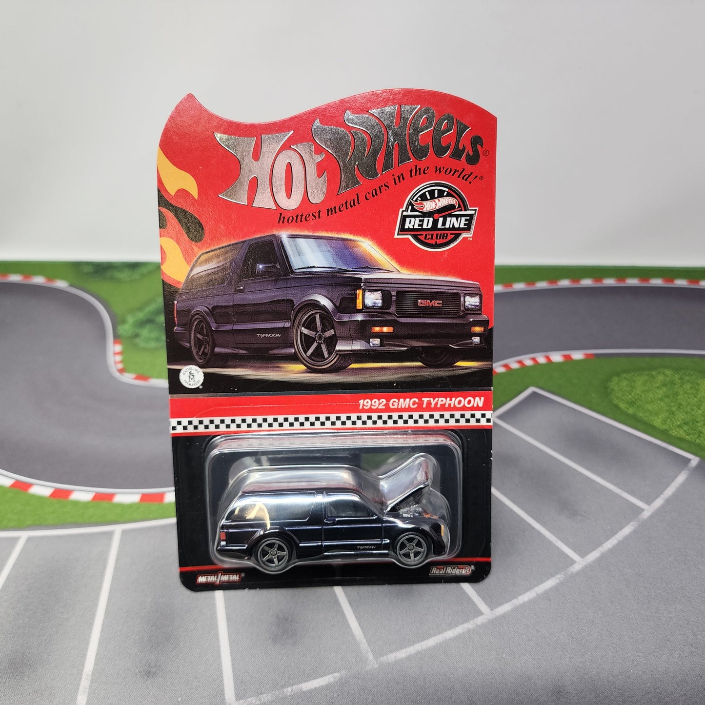 1992 GMC Typhoon * BLACK * Hot Wheels Red Line Club RLC