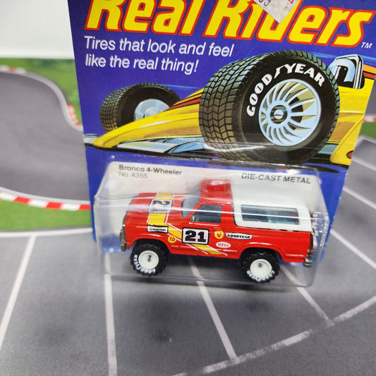 Bronco 4-Wheeler 4355 * Hot Wheels Real Riders 1982 Malaysia