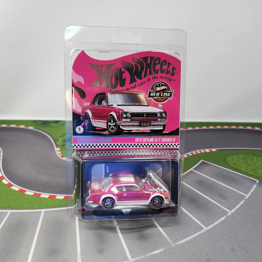 1972 Skyline H/T 2000GT-R * PINK * Hot Wheels Red Line Club RLC