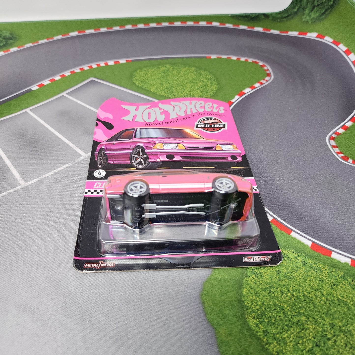 1993 Ford Mustang Cobra R * Pink Party Car * Hot Wheels Red Line Club RLC