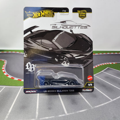 LB-Works McLaren 720S 0/5 * Black CHASE * Hot Wheels Car Culture SILHOUETTES