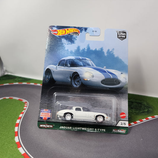 Jaguar Lightweight E-Type #2 * Hot Wheels Car Culture British Horse Power