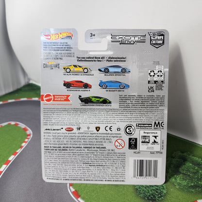 69 Alfa Romeo 33 Stradale #1 * Hot Wheels Car Culture Exotic Envy