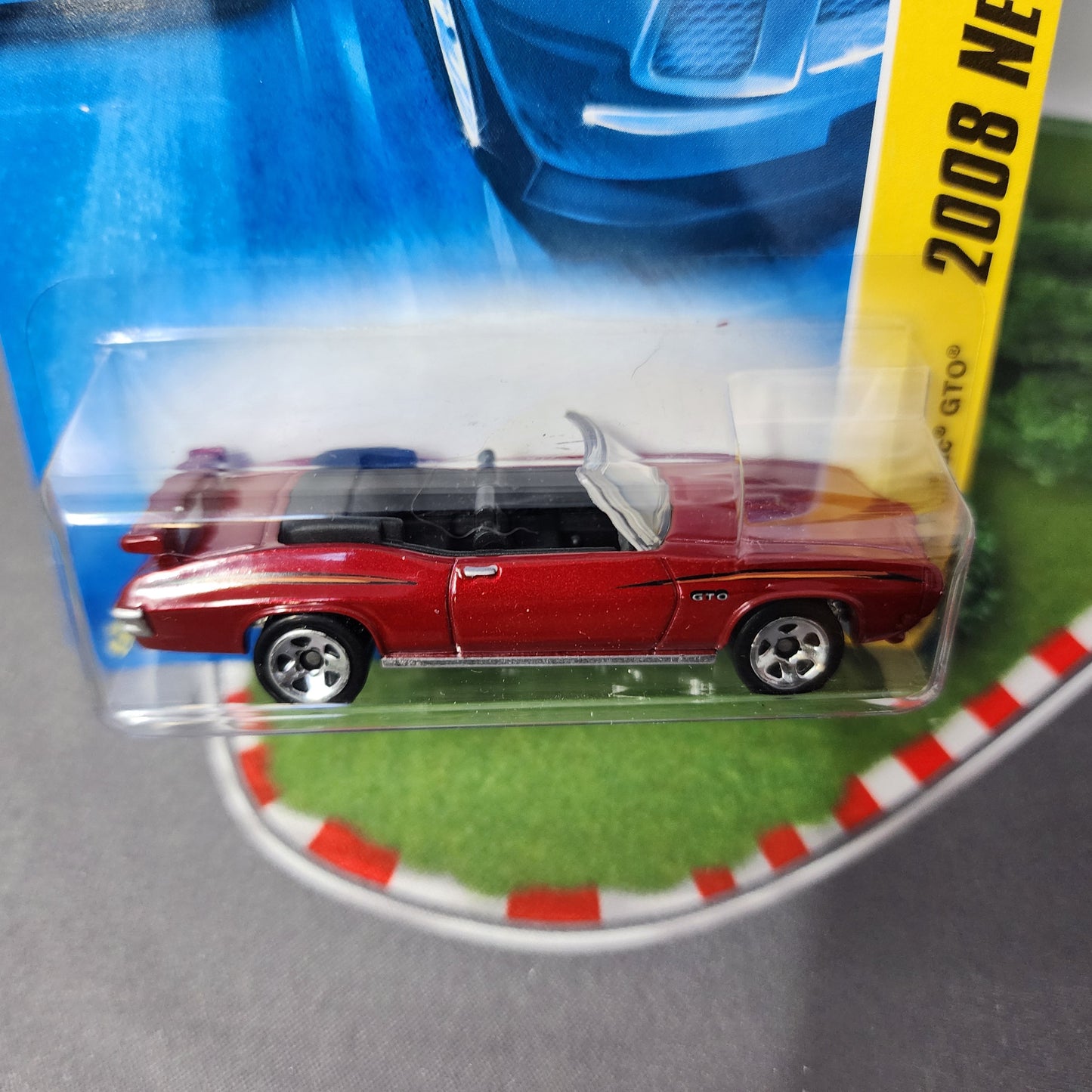 70 Pontiac GTO #29 * Burgundy * Hot Wheels 2008