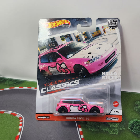 Honda Civic Hello Kitty * Hot Wheels Car Culture Modern Classic
