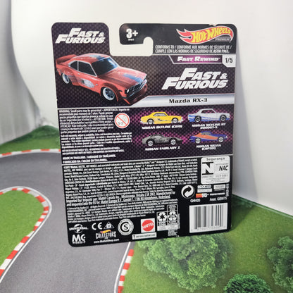 Mazda RX-3 #1 * Hot Wheels Car Culture Fast & Furious Fast Rewind