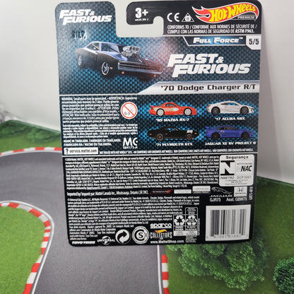 70 Dodge Charger R/T #5 * Hot Wheels Car Culture Fast & Furious Full Force
