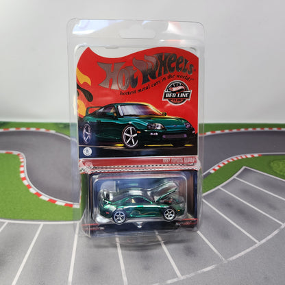 1997 Toyota Supra * Green * Hot Wheels Red Line Club RLC