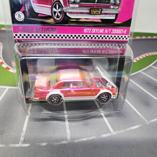 1972 Skyline H/T 2000GT-R * PINK * Hot Wheels Red Line Club RLC