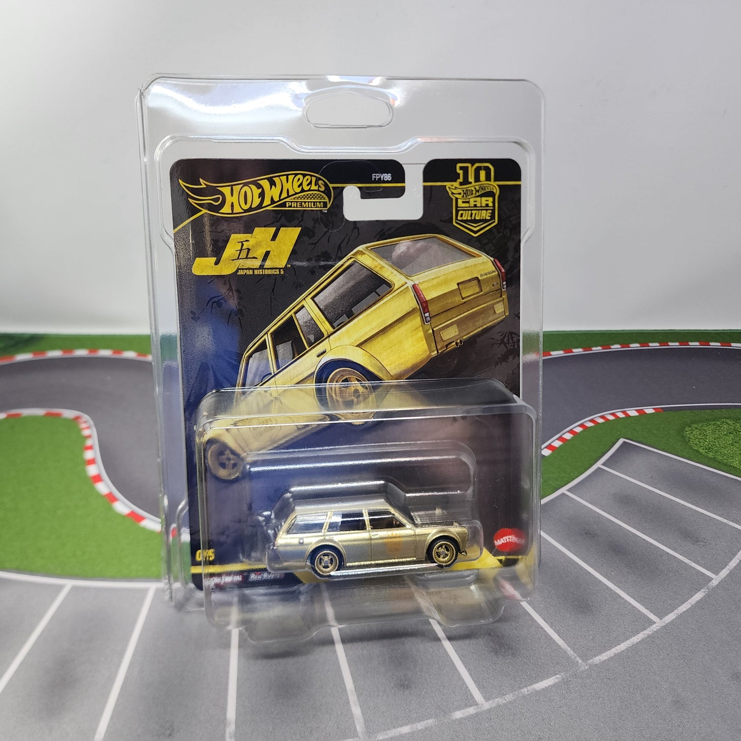 Datsun 510 Wagon * GOLD CHASE * Hot Wheels Car Culture Japan 5 * BAD CARD