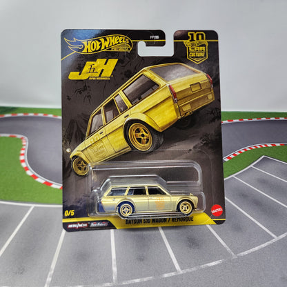 Datsun 510 Wagon * GOLD CHASE * Hot Wheels Car Culture Japan Historics 5
