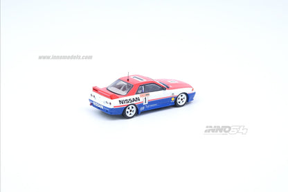INNO Models 1:64 Nissan Skyline GT-R R32 #1 "NISSAN MOTORSPORT" Tooheys 1000 1991 Winner Jim Richards / Mark Skaife