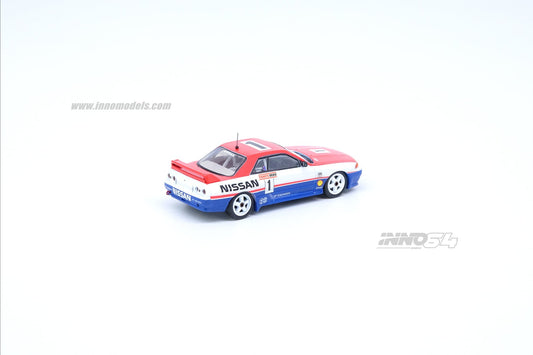 INNO Models 1:64 Nissan Skyline GT-R R32 #1 "NISSAN MOTORSPORT" Tooheys 1000 1991 Winner Jim Richards / Mark Skaife