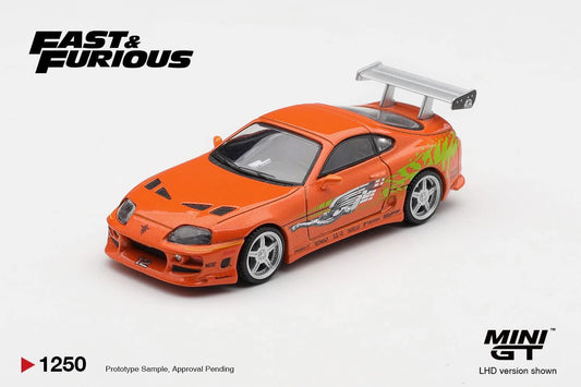 *PREORDER* MINIGT 1:64 Toyota Supra BOMEX 鈥淭he Fast and the Furious鈥?Brian O鈥機onner
