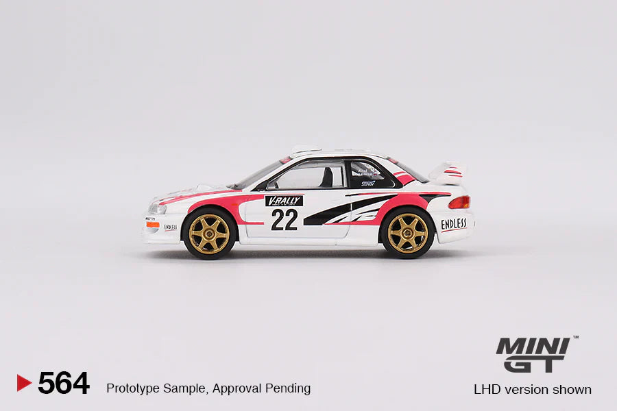 MINIGT 1:64 Subaru Impreza WRC98 1999 Rally Tour de Corse #22