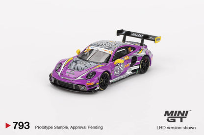 MINI GT 1:64 Porsche 911 GT3 R #27 HubAuto Racing 2023 FIA GT World Cup 70th Macau Grand Prix