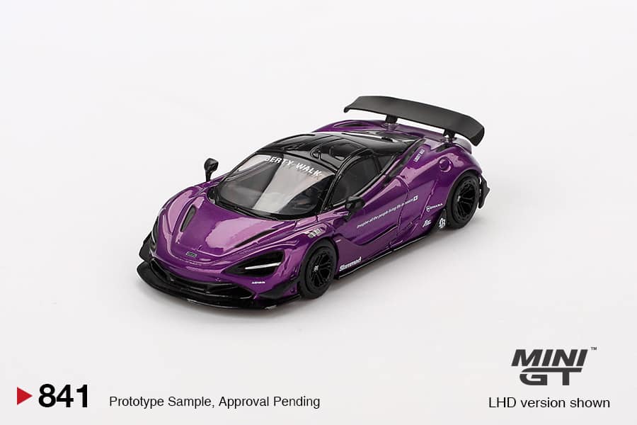 MINI GT 1:64 McLaren 720S LB鈽匴orks in Purple