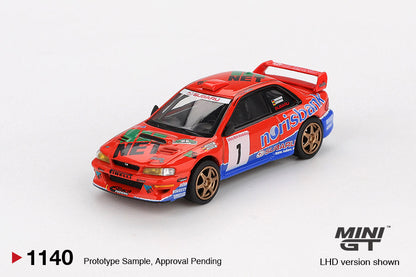 MINI GT 1:64 Subaru Impreza WRC97 #1 鈥?1999 DRM Champion