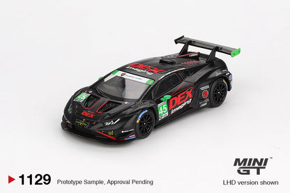 *PREORDER* MINI GT 1:64 Lamborghini Hurac谩n GT3 EVO2 #45 DEX Imaging 鈥?2024 IMSA Daytona 24Hrs