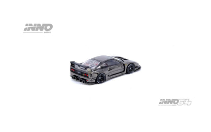 INNO64 1:64 Ferrari F40 Liberty Walk in Chrome Black