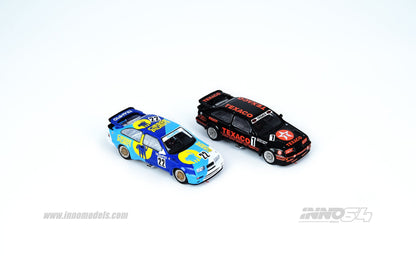 INNO Models 1:64 Ford Sierra RS500 Cosworth #1 "TEXACO" FIA European Touring Car Championship 1988 K. Ludwig / S. Soper