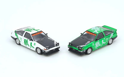 *PREORDER* INNO64 1:64 TOYOTA SPRINTER TRUENO AE86 "KEIICHI TSUCHIYA" (With Chase car) Limited Edition