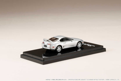 Hobby Japan 1:64 Toyota Supra RZ (A80) in Silver Metallic with Engine Display Model