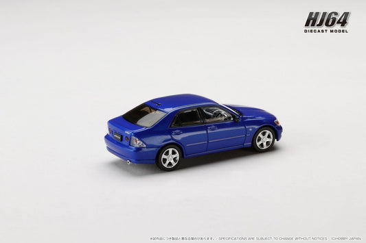 Hobby Japan 1:64 Toyota ALTEZZA RS200 (E10) 1998 in Blue Mica
