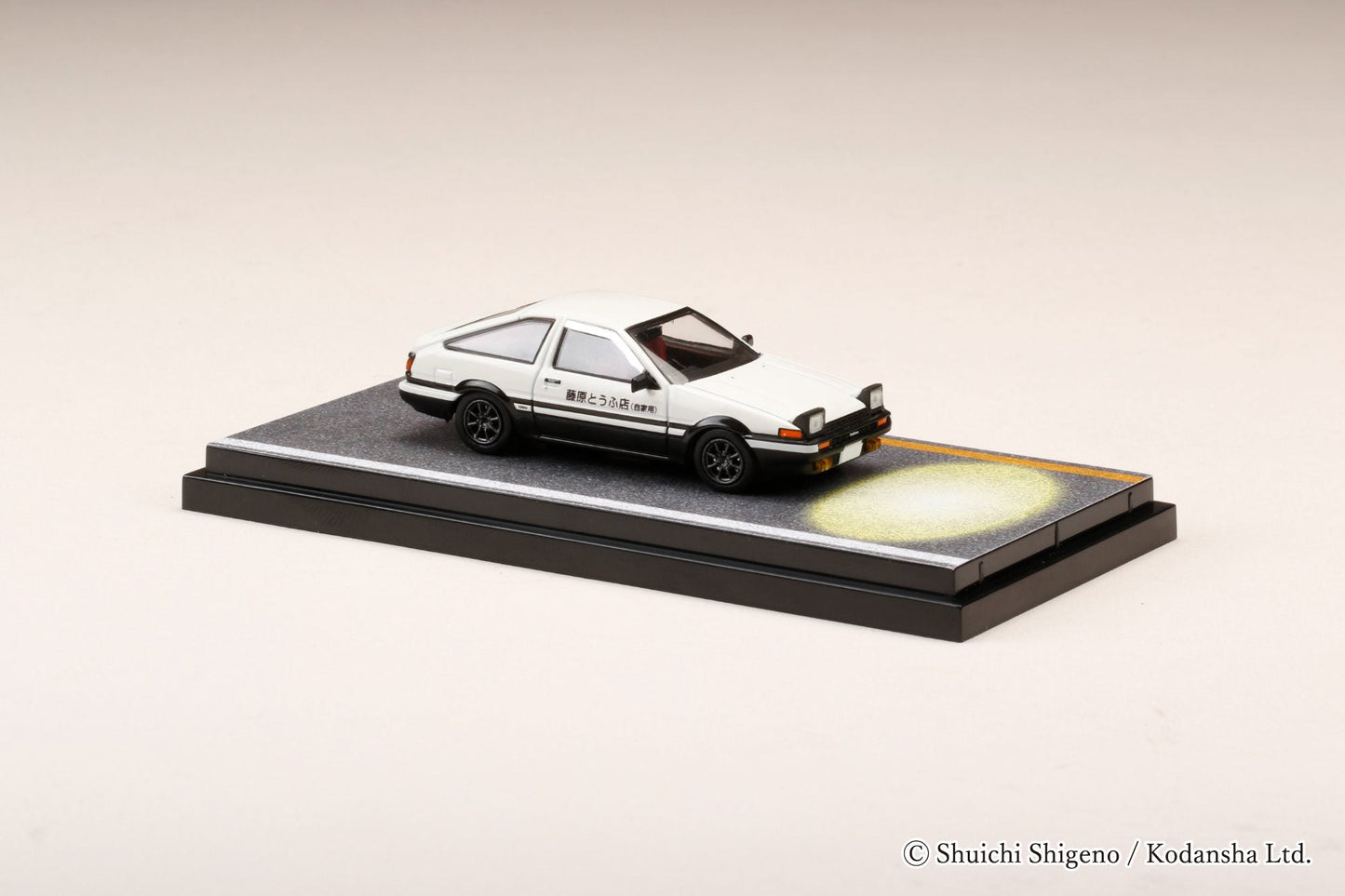 Hobby Japan 1:64 Toyota Sprinter Trueno GT APEX (AE86) 闋枃瀛桪 OPEN HEADLIGHTS / WITH 4A-GE DISPLAY MODEL