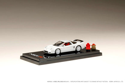 Hobby Japan 1:64 Honda NSX-R (NA2) with Genuine Seats Display Model in Pearl White