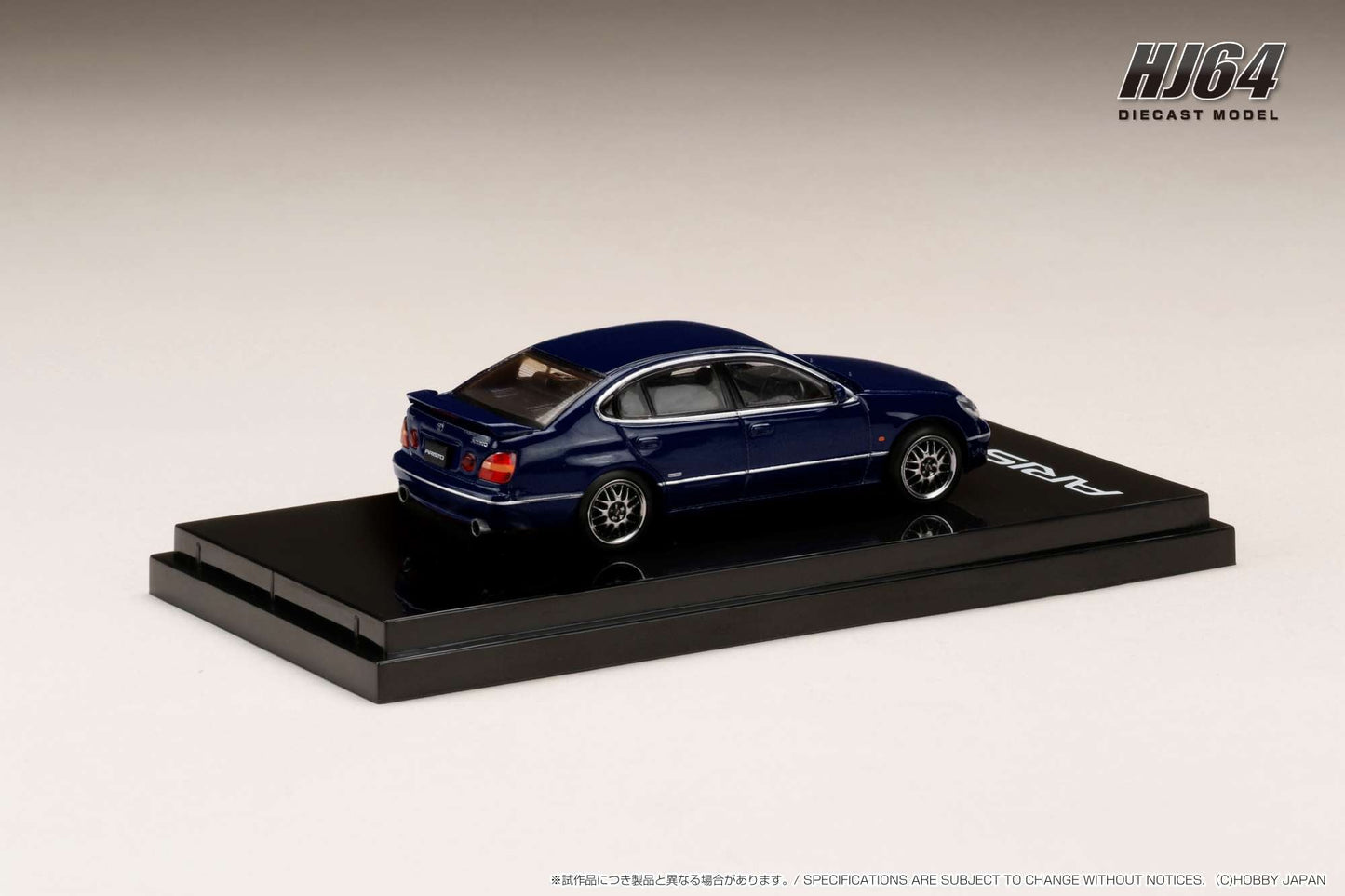 Hobby Japan 1:64 Toyota Aristo (V300) Vertex Edition Early Custom Version in Dark Blue Mica