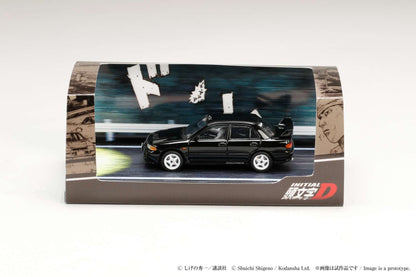 Hobby Japan 1:64 Mitsubishi Lancer RS Evolution 鈪?/ Initial D VS Ryosuke Takahashi with Kyoichi Sudo Figure