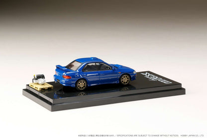 Hobby Japan 1:64 Subaru Impreza WRX (GC8) STi Version 鈪?Sports Blue with Engine Display Model