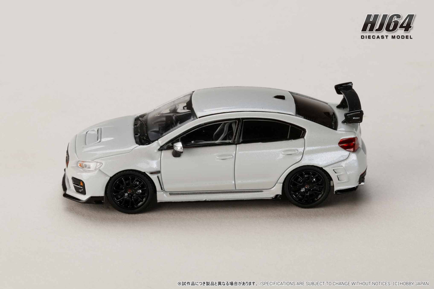 *PREORDER* Hobby Japan 1:64 Subaru S207 NBR Challenge Package in Crystal White Pearl