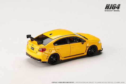*PREORDER* Hobby Japan 1:64 Subaru S207 NBR Challenge Package in Sunrise Yellow