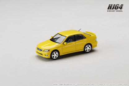 Hobby Japan 1:64 Toyota ALTEZZA RS200 (E10) 1999 in Yellow