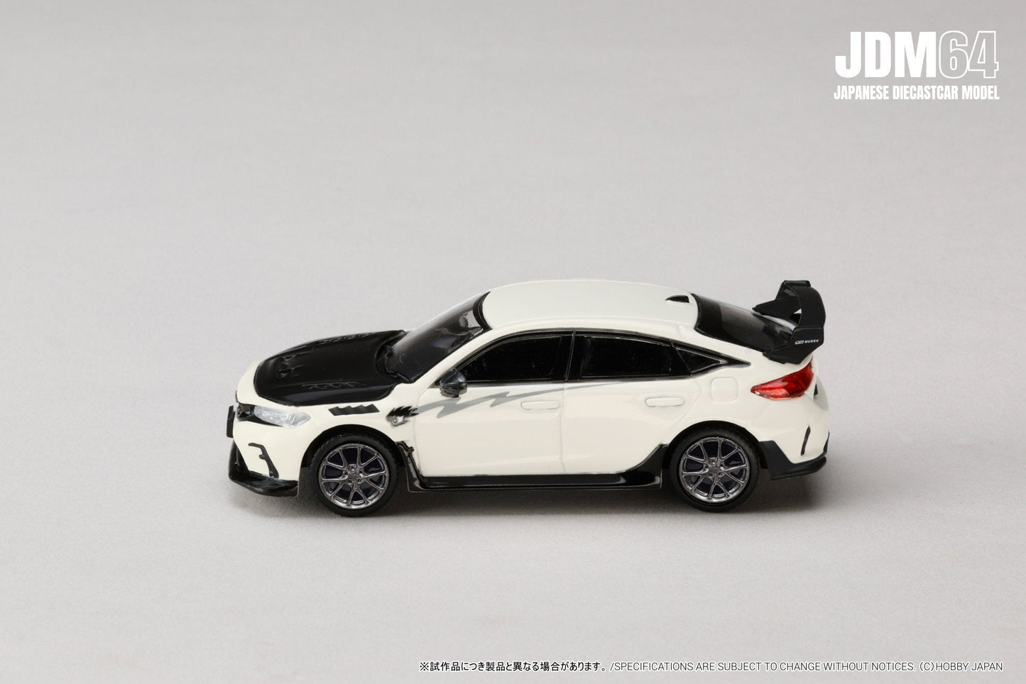 *PREORDER* Hobby Japan 1:64 Honda Civic Type-R (FL5) MUGEN Group B (2025) in Championship White
