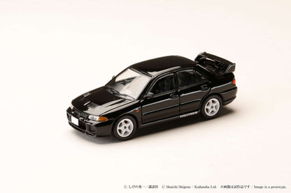 Hobby Japan 1:64 Mitsubishi Lancer RS Evolution III / INITIAL D Kyoichi Sudo VS Ryosuke Takahashi