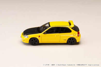 Hobby Japan 1:64 Honda CIVIC (EK9) Todojuku / INITIAL D Tomoyuki Tachi VS Takumi Fujiwara