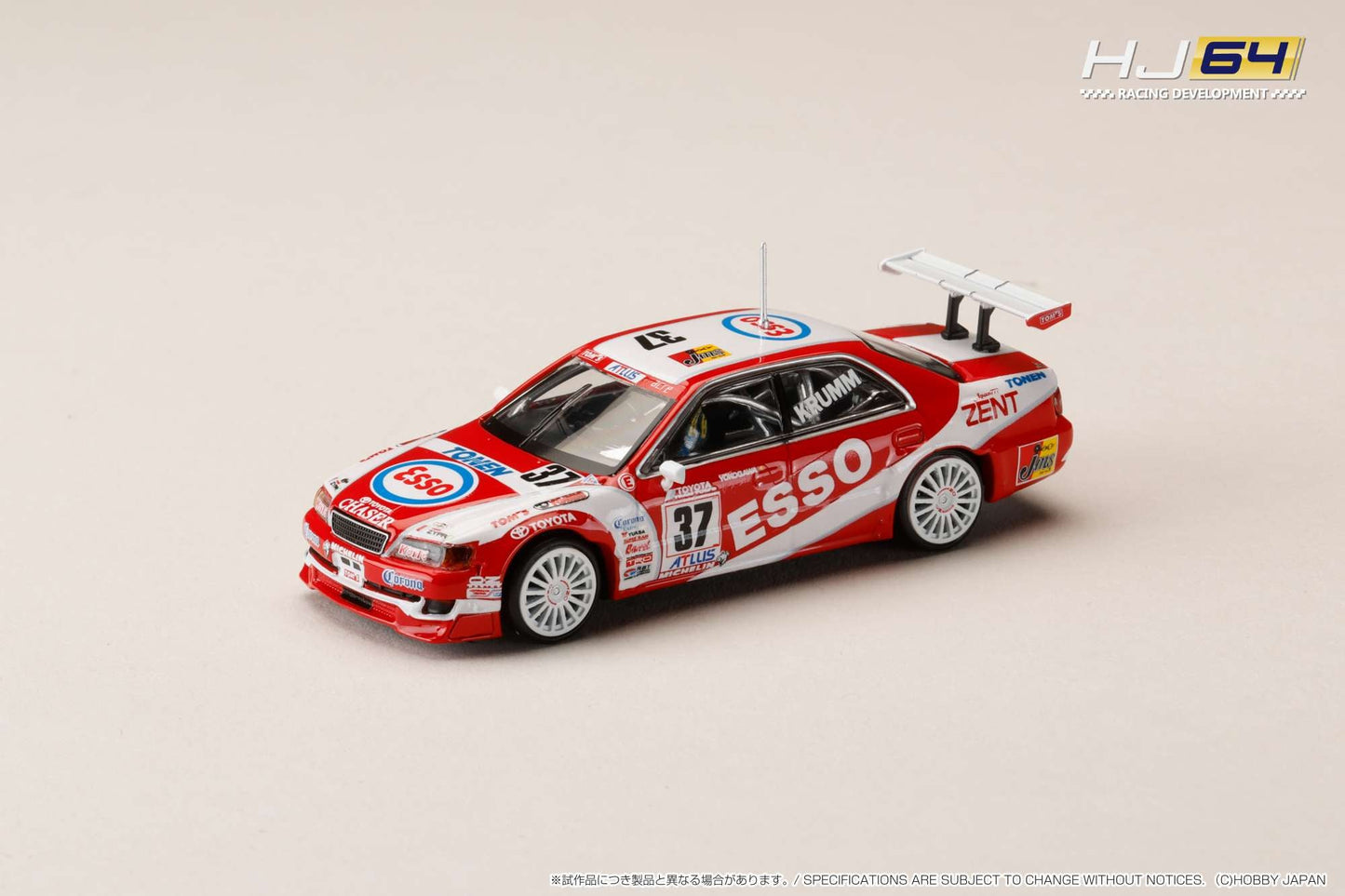Hobby Japan 1:64 Toyota Chaser ESSO TONEN TOM'S (#37) 1997 JTCC