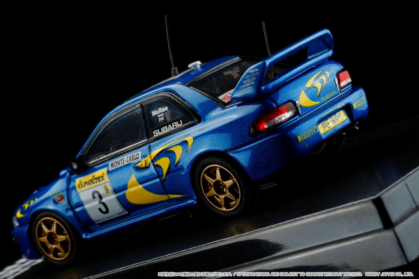 Hobby Japan 1:64 Subaru Impreza WRC 1997 #3 Monte Carlo