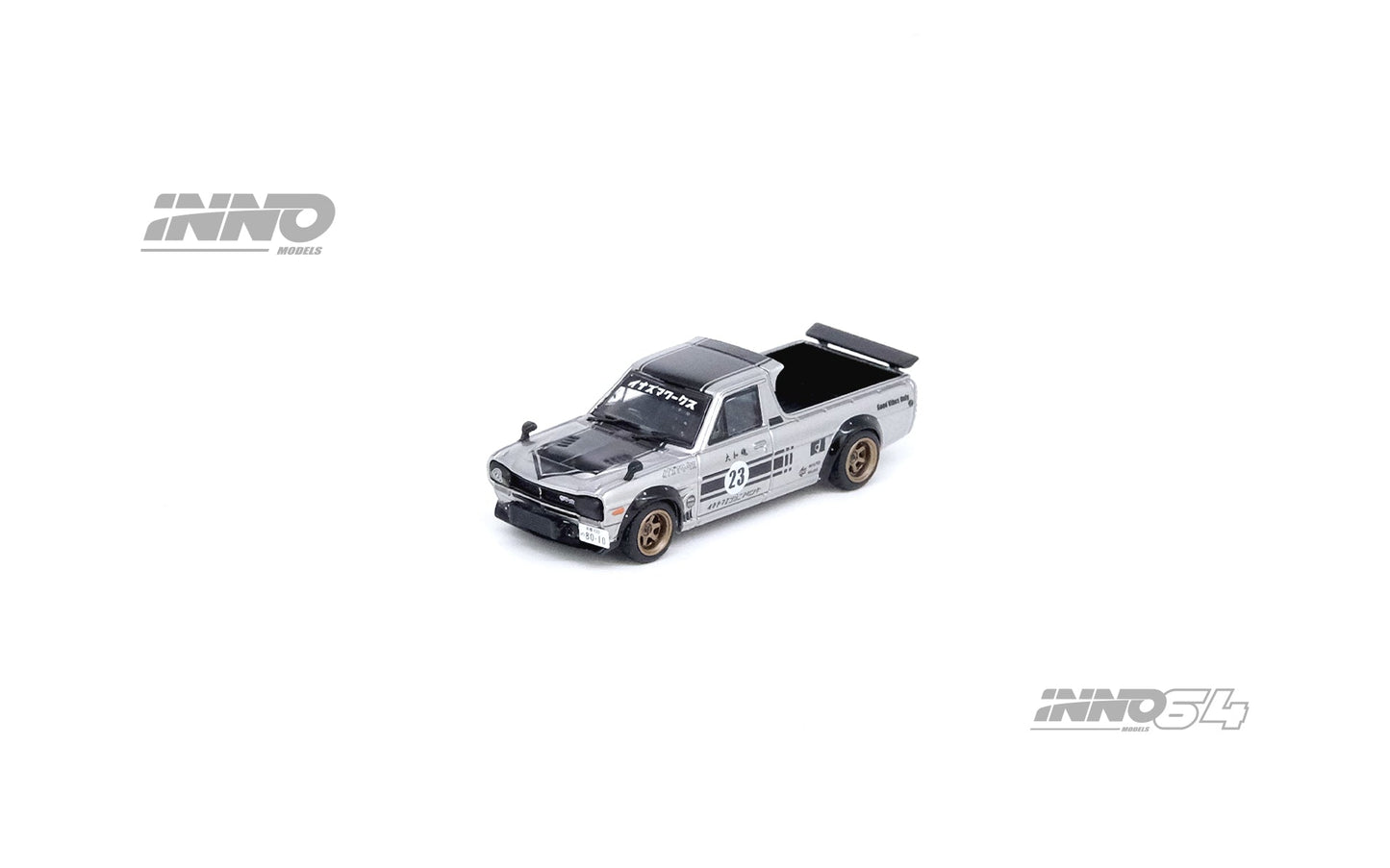 INNO64 1:64 Nissan Sunny Hakotora Pick Up Truck "INAZUMA WORK"