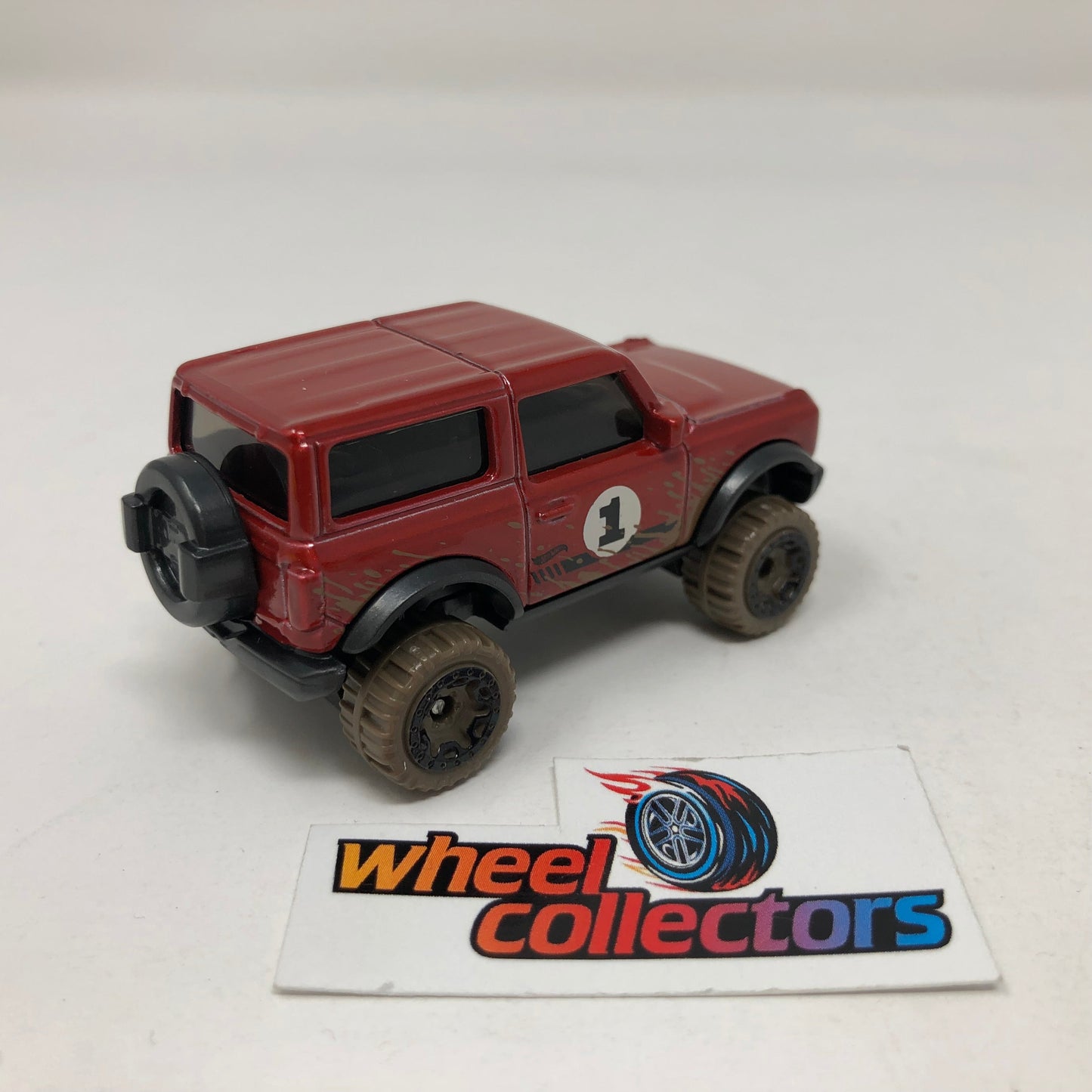 21 Ford Bronco * Burgandy * Hot Wheels Loose 1:64 Scale