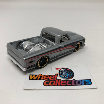 67 Chevy C10 * Silver * Hot Wheels Loose 1:64 Scale